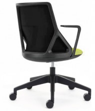 Cicero Task Medium Back, Mesh Back With Arms. Available Black Or White. Intergrated Tilt. Any Fabric.